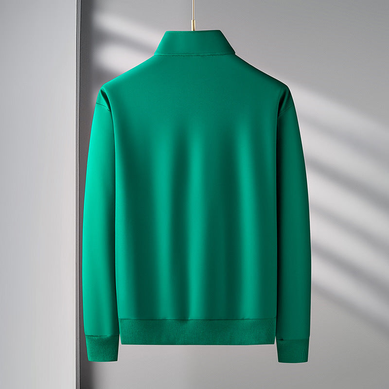 Herr Träningsset Tvådelat Hel Dragkedja Långärmad Topp Byxor