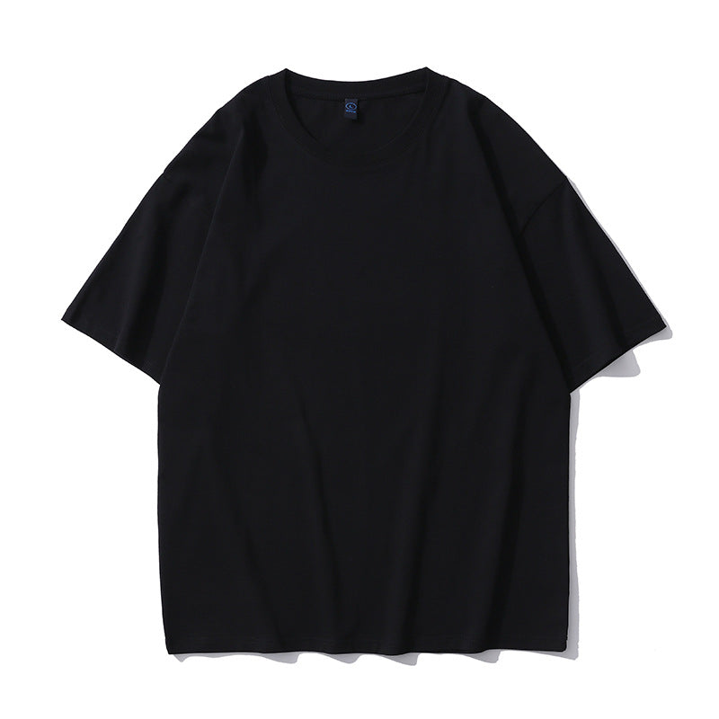 Herr T-shirt för sommaren med kort ärm – Tungt material, avslappnad passform, pullover