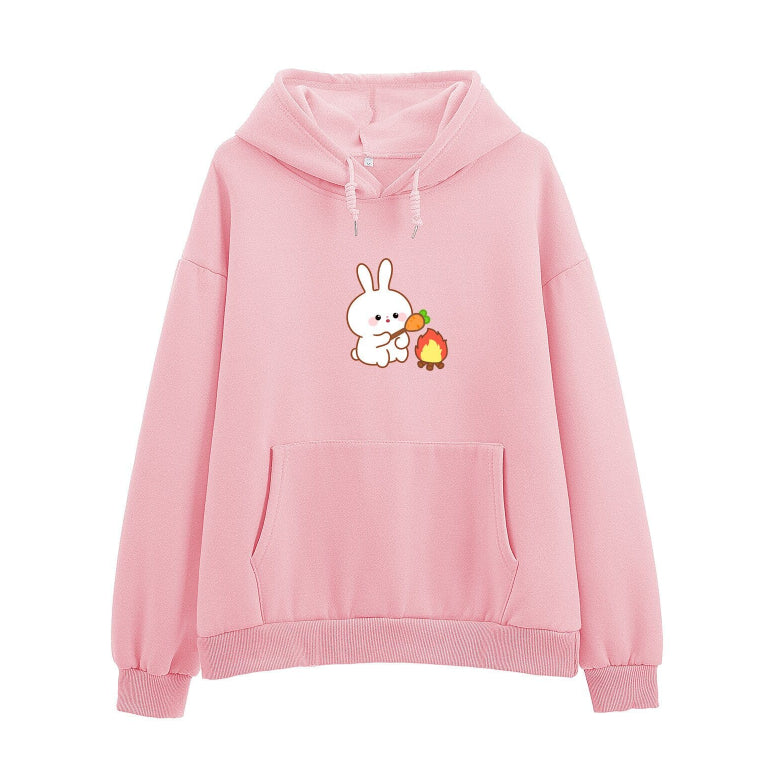 Dam Vår Hoodie med Lång Ärme, Blommönster och Normal Passform