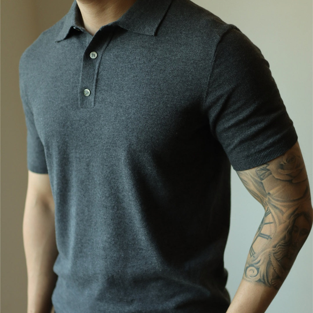 Herr-T-Shirt Med Asymmetrisk Kortärmad Lös Passform, Perfekt För Sommaren