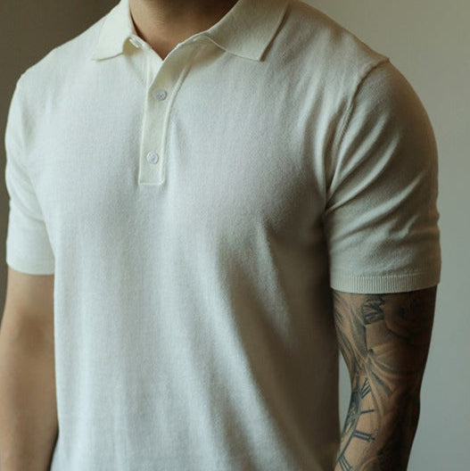 Herr-T-Shirt Med Asymmetrisk Kortärmad Lös Passform, Perfekt För Sommaren