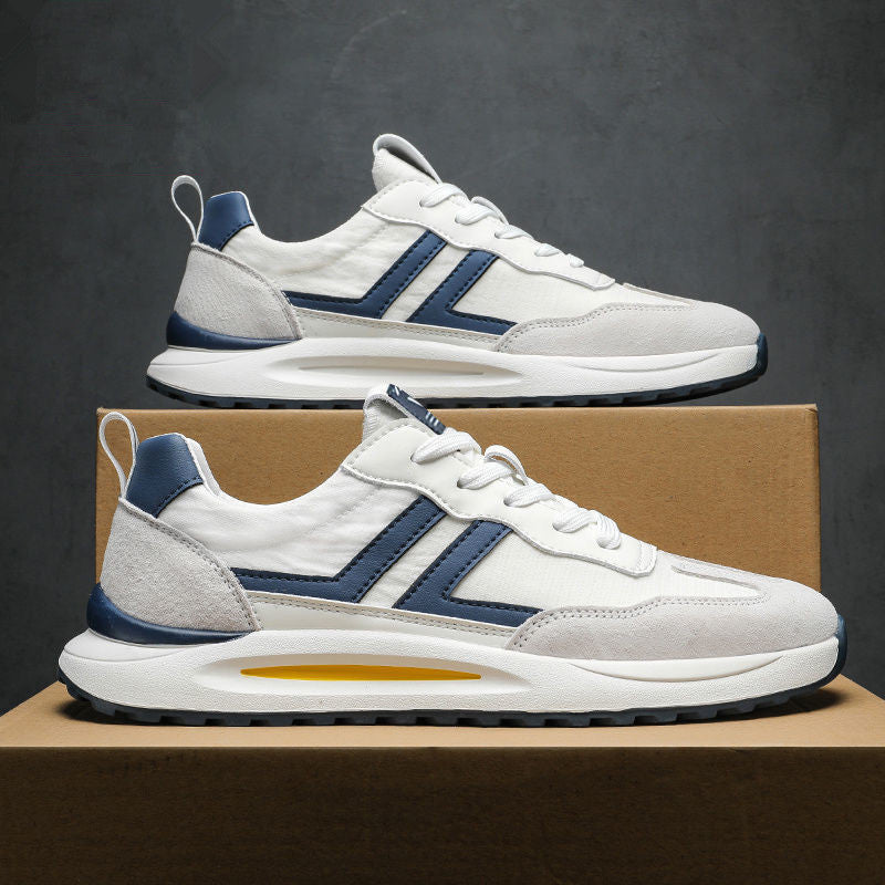 Herr Canvas Sneakers Gummisula Meshfoder