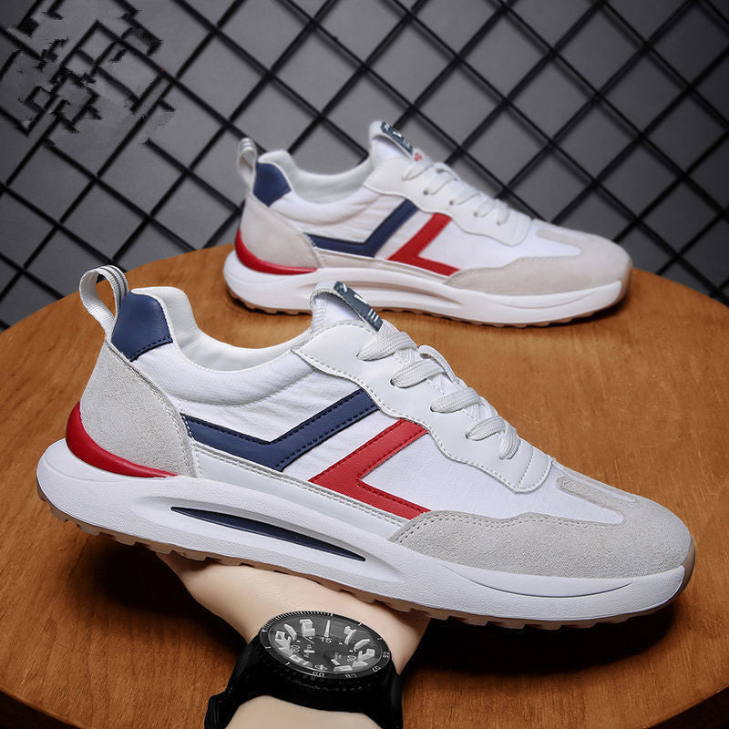 Herr Canvas Sneakers Gummisula Meshfoder