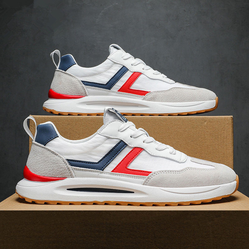 Herr Canvas Sneakers Gummisula Meshfoder