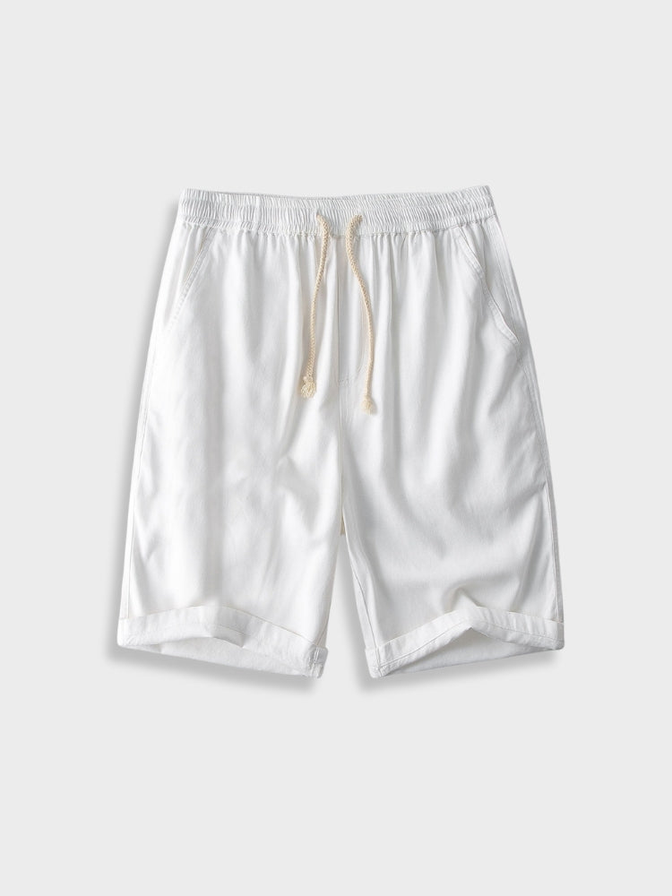 Herrvårskjorta Och Shortsset Kortärmat Lätt Och Andningsbart