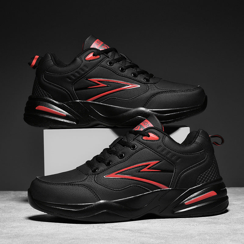 Mid-Top Vattentäta Outdoor Sportskor för Herr med PU Beef Tendon-sula