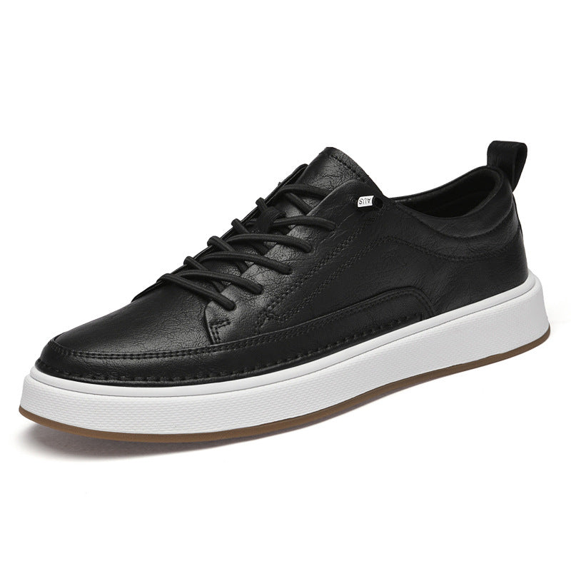 Slip-On Sneakers för Herr med Elastisk Stängning, Sula med Sömmar och Rund Tå