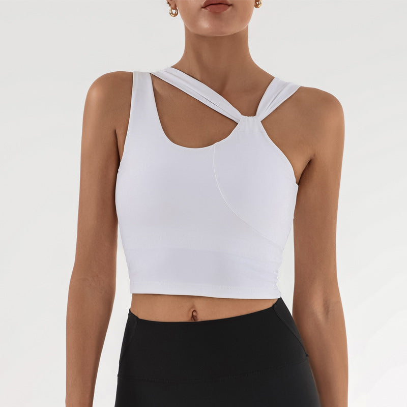 Sommaryogaväst För Kvinnor, Andningsbar, Stretchig Nylon, Spandex, Kort Midja