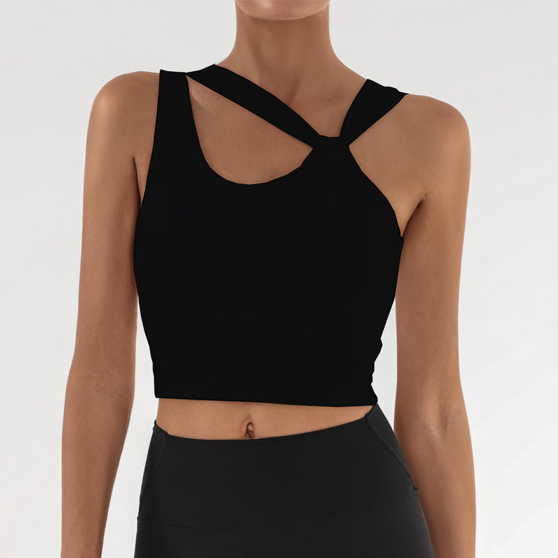 Sommaryogaväst För Kvinnor, Andningsbar, Stretchig Nylon, Spandex, Kort Midja