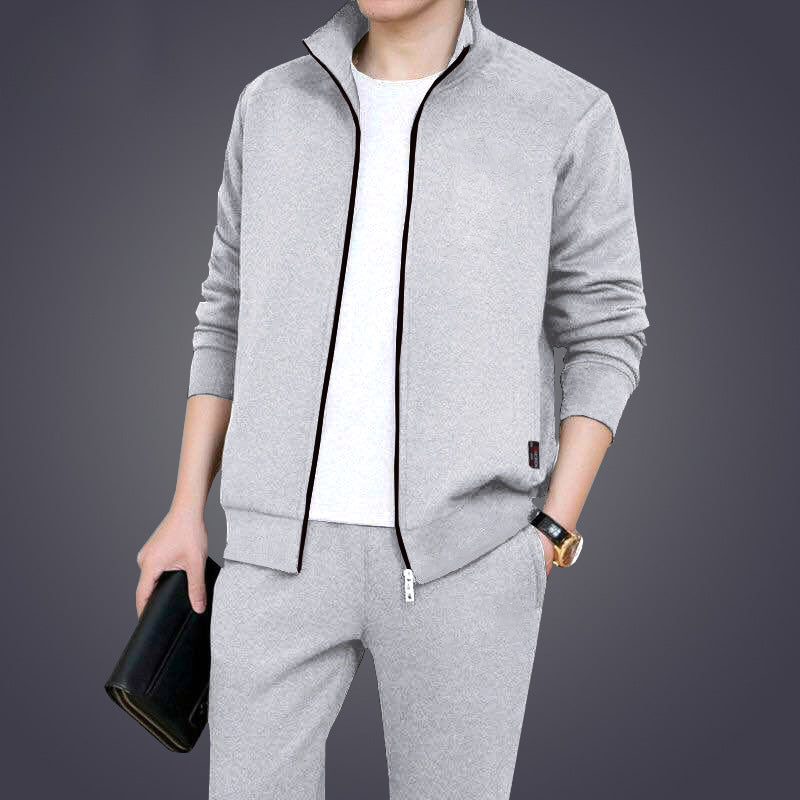 Herrtvådelat sportset Slim Fit No Hooded Top Matching Pants