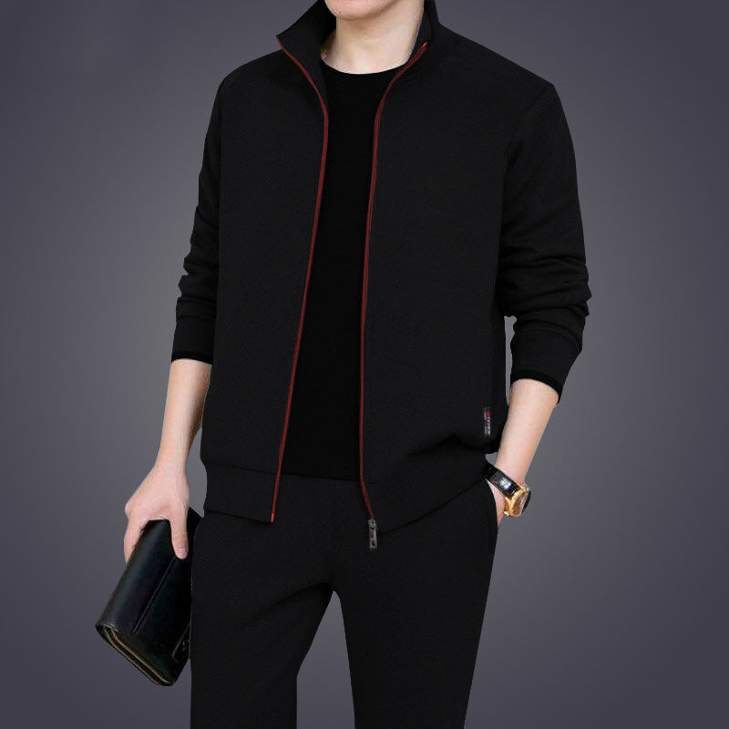 Herrtvådelat sportset Slim Fit No Hooded Top Matching Pants
