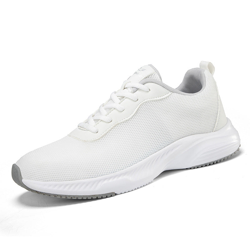 Herr Sommar Mesh Slip-On Skor Stora Storlekar Andningsbara Lätta Platta Sulor
