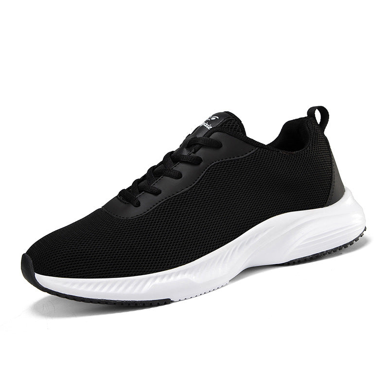 Herr Sommar Mesh Slip-On Skor Stora Storlekar Andningsbara Lätta Platta Sulor
