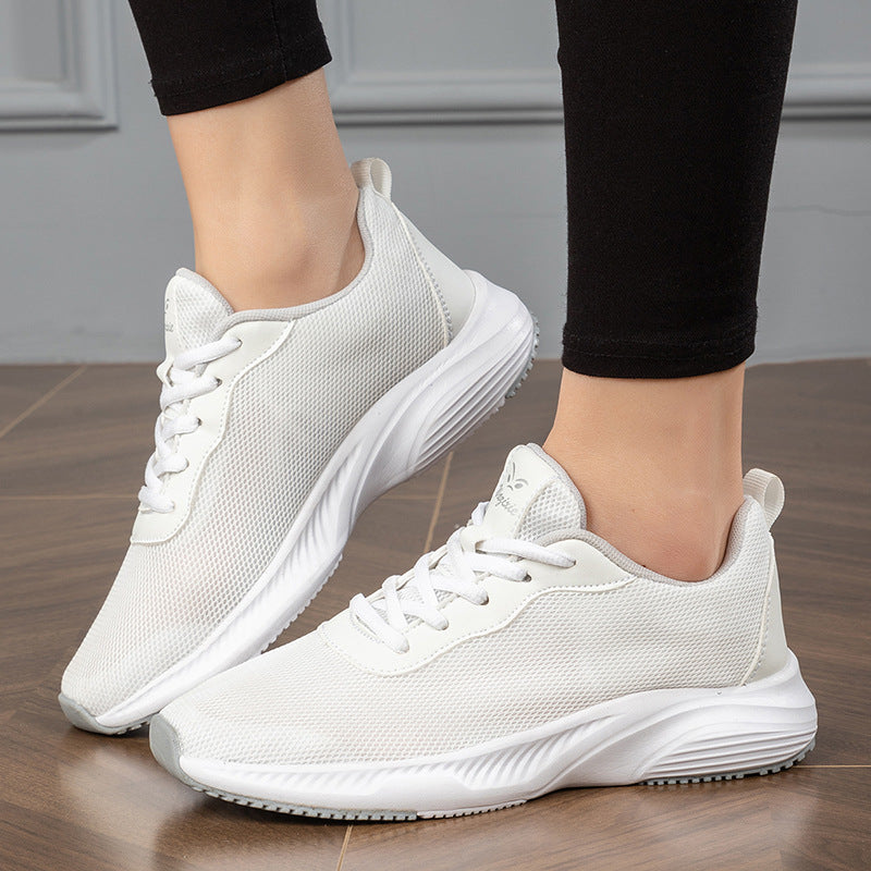 Herr Sommar Mesh Slip-On Skor Stora Storlekar Andningsbara Lätta Platta Sulor