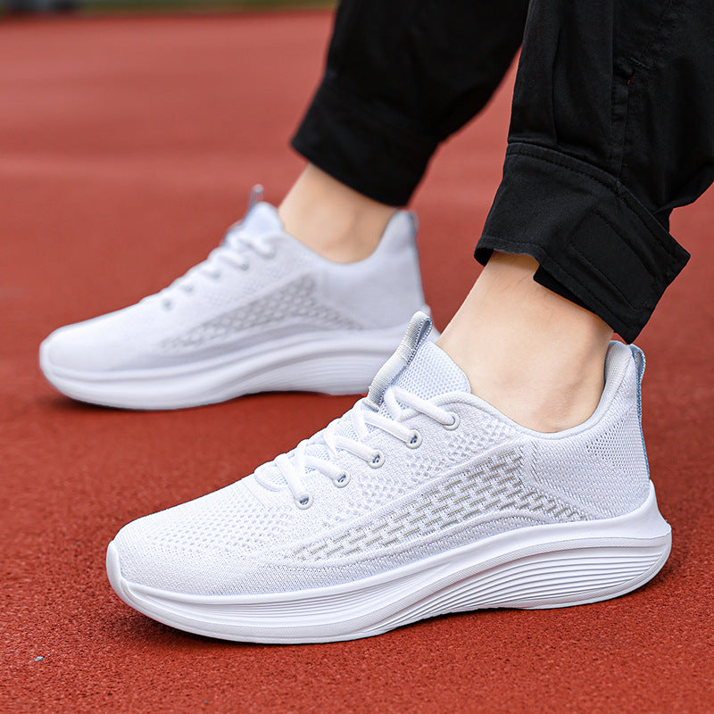 Meshsneakers för män sommar – lätta, andningsbara, mjuk sula, snörning