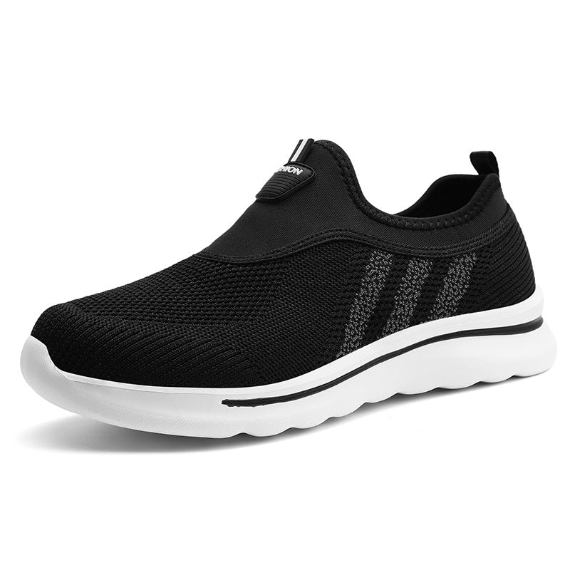Herr Vår Slip-On Tygskor Andningsbara Lätta Mjuka Halkfria Sulor