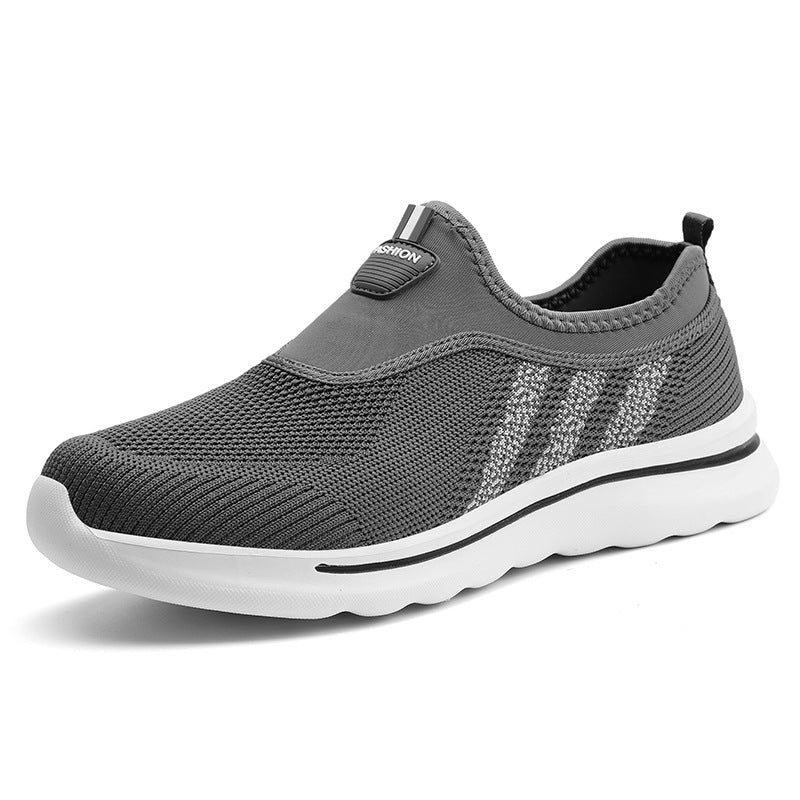 Herr Vår Slip-On Tygskor Andningsbara Lätta Mjuka Halkfria Sulor