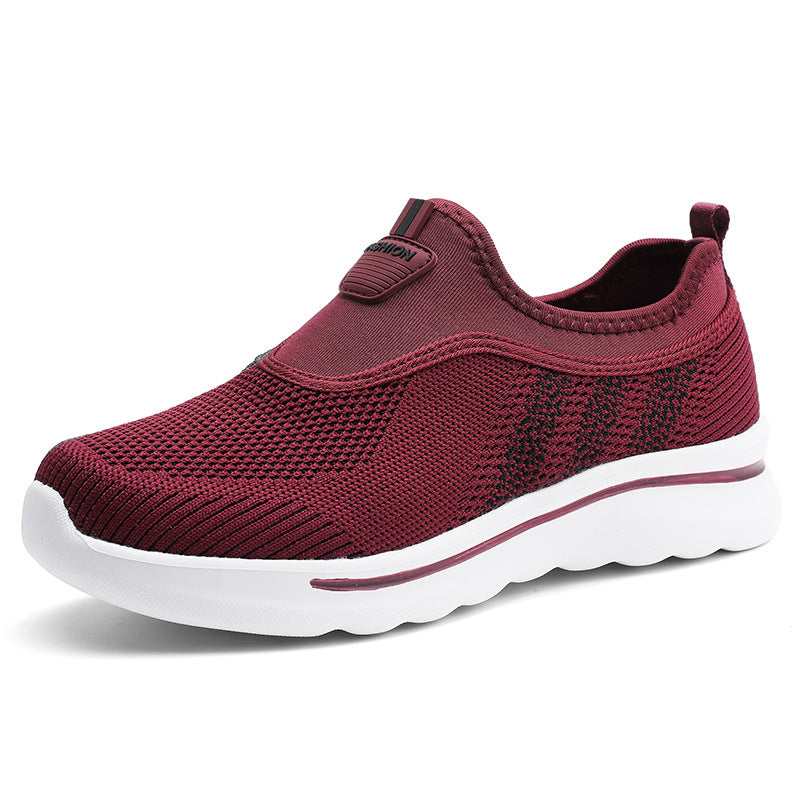 Herr Vår Slip-On Tygskor Andningsbara Lätta Mjuka Halkfria Sulor
