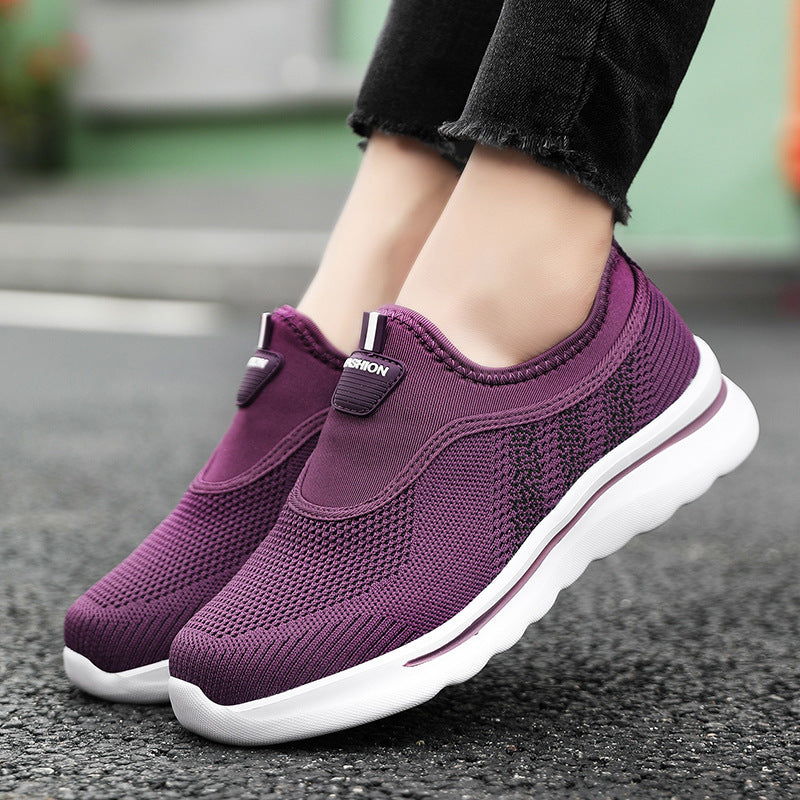 Herr Vår Slip-On Tygskor Andningsbara Lätta Mjuka Halkfria Sulor