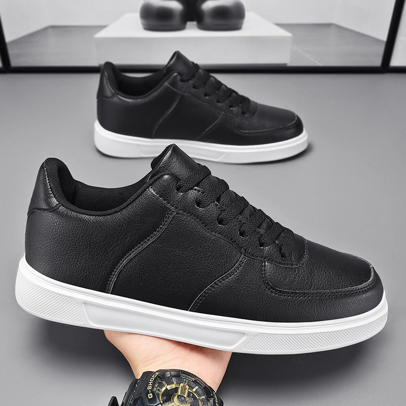 Herr Sneakers för Våren i Stora Storlekar med Snörning, Meshfoder, Platt MD-sula och PU-överdel