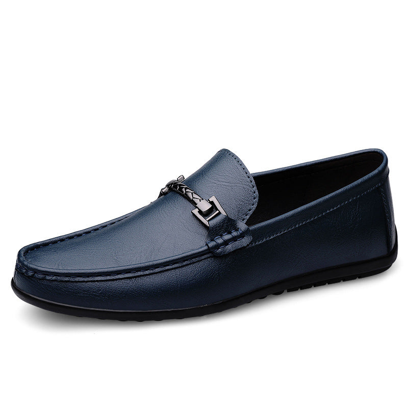 Herrslip-on Loafers Med Mjuk Sula, Gummiyttersula, Bomullsfodrad Som Tillval