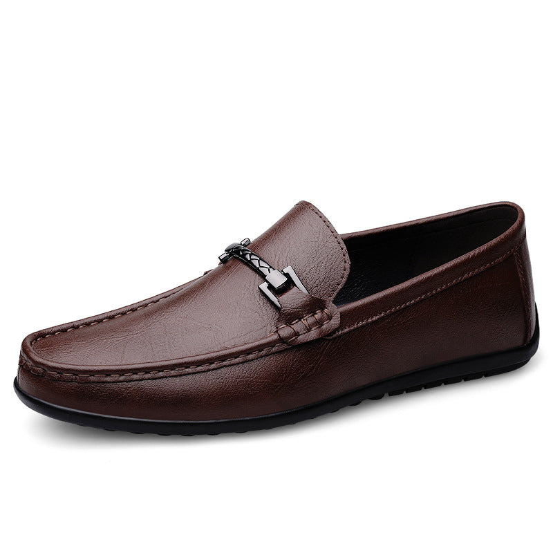 Herrslip-on Loafers Med Mjuk Sula, Gummiyttersula, Bomullsfodrad Som Tillval