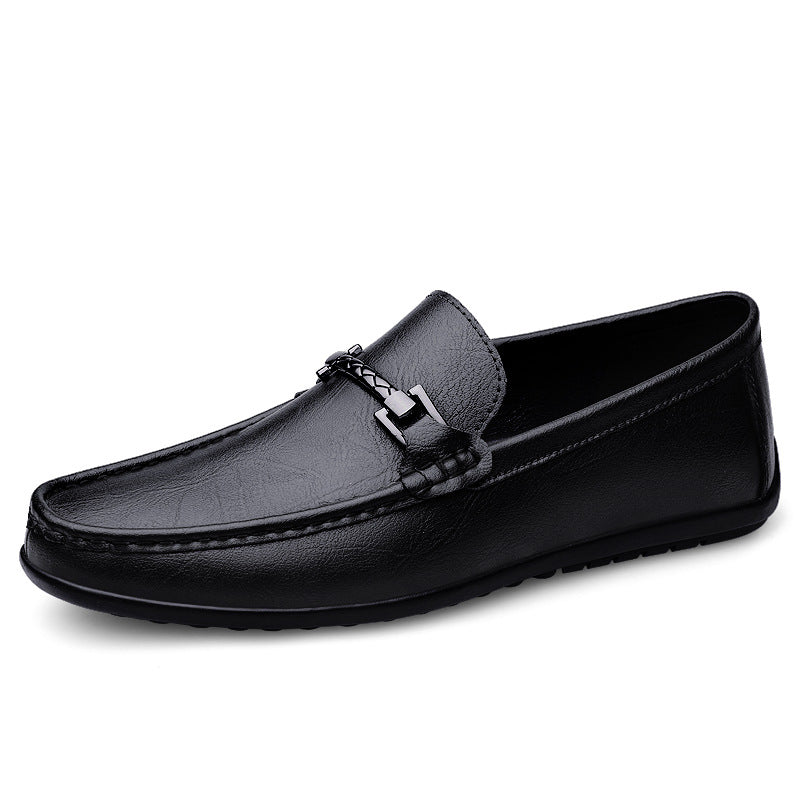 Herrslip-on Loafers Med Mjuk Sula, Gummiyttersula, Bomullsfodrad Som Tillval