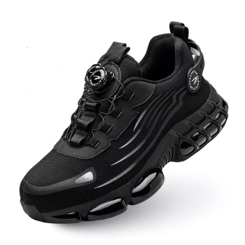 Herrs vårsportsneakers Med Ventilerande Mesh Och Vadderad Sula