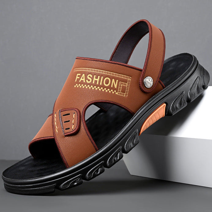 Herrsandaler Med öPpen Tå, Halkfri Design öVer ÄRm