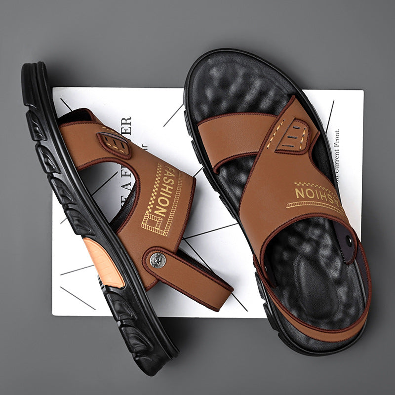 Herrsandaler Med öPpen Tå, Halkfri Design öVer ÄRm