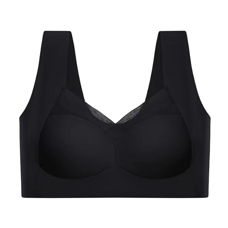 Sömlös Push-Up-Bh För Kvinnor Med Stöd Och Andningsbar Passform