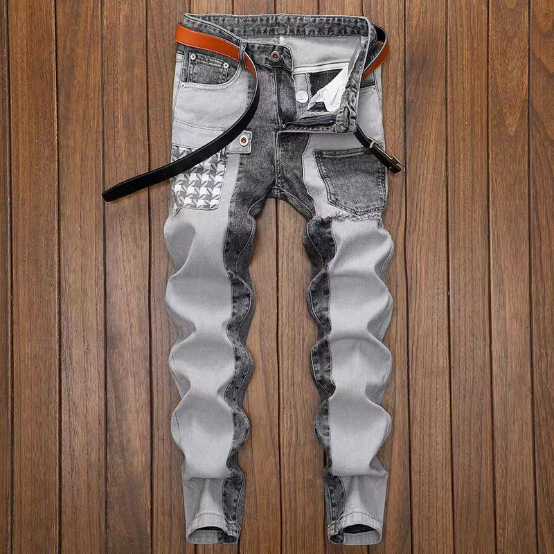 Herrs Vår- Och Sommarjeans Med Slim Fit Och Elastisk Stretch