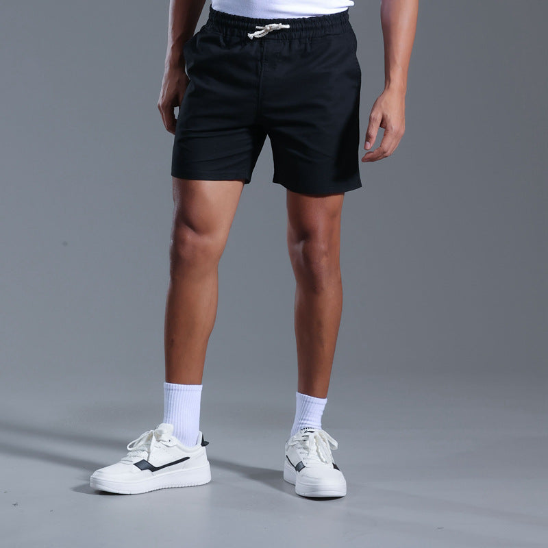 Herrshorts Med Lös Passform, Vår- Och Sommartid, Med Medelhög Midja Och Andningsbart Stretchtyg