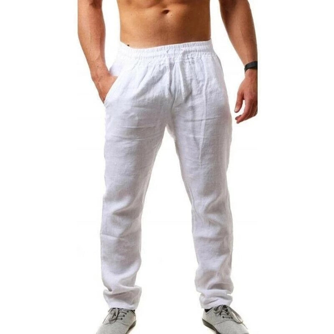 Herrbyxor Lätta Ventilerande Material Relaxed Fit Maskintvättbara