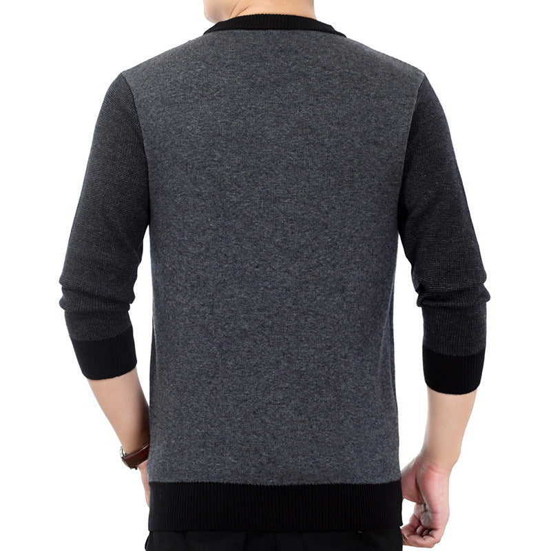 Herrtröja Pullover Slim Fit Långärmad