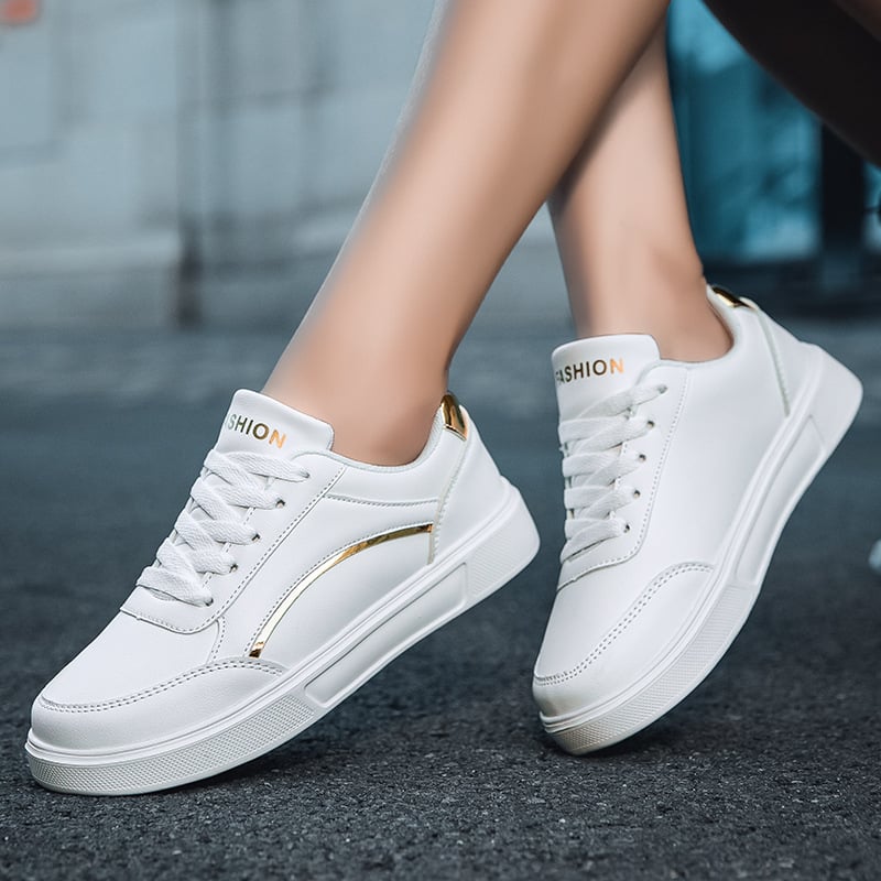 Dam Sommarsneakers Stor Storlek Andningsbar Mikrofiber Övre Md-Sula