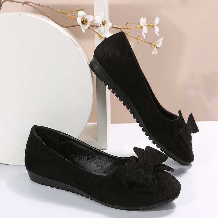 Damloafers Med Rosettdetalj Och Gummisula | Vår Sommar Höst