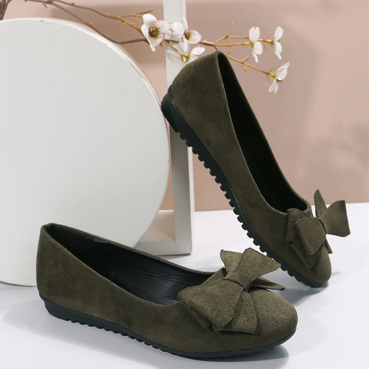 Damloafers Med Rosettdetalj Och Gummisula | Vår Sommar Höst