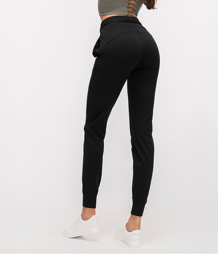 Yogabyxor För Kvinnor Med Hög Midja, Full Längd Och Lätt Stretchtyg