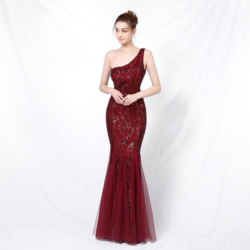 Klänning För Alla åRstider Med Rygglös Design, Fisksvanskant Och Midjedetalj För Kvinnor