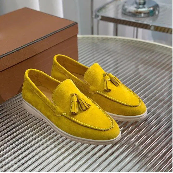 Herrskor Med Höga Sneakers, Rund Tå, Gummisula Och Höstsömmar