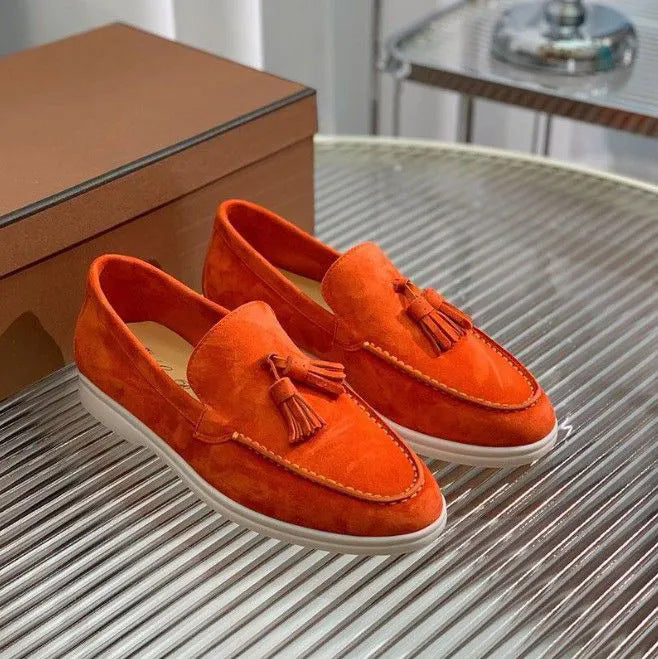Herrskor Med Höga Sneakers, Rund Tå, Gummisula Och Höstsömmar