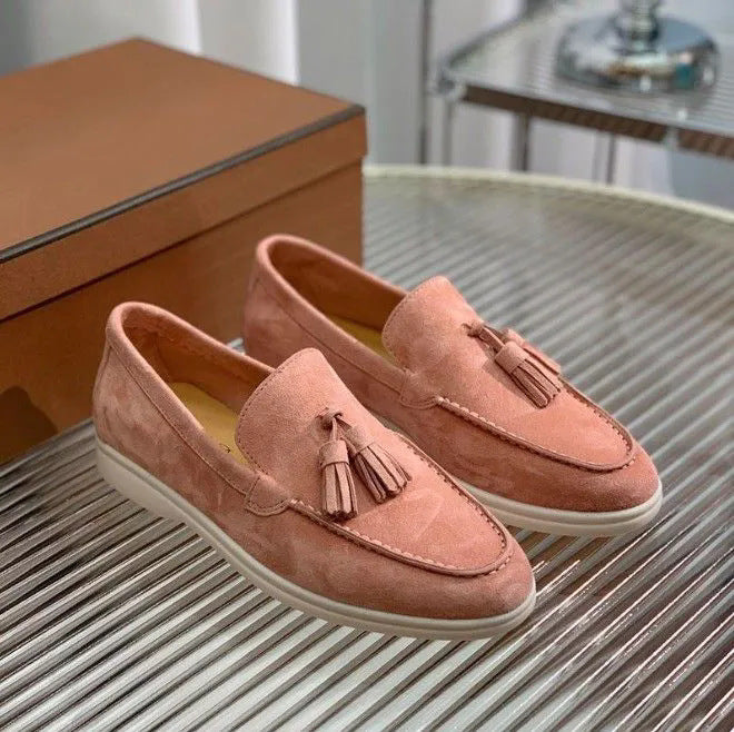 Herrskor Med Höga Sneakers, Rund Tå, Gummisula Och Höstsömmar