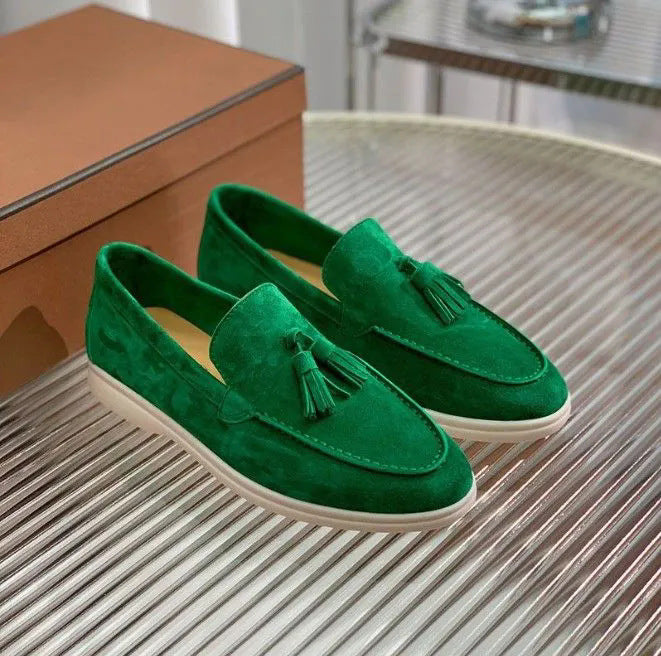 Herrskor Med Höga Sneakers, Rund Tå, Gummisula Och Höstsömmar