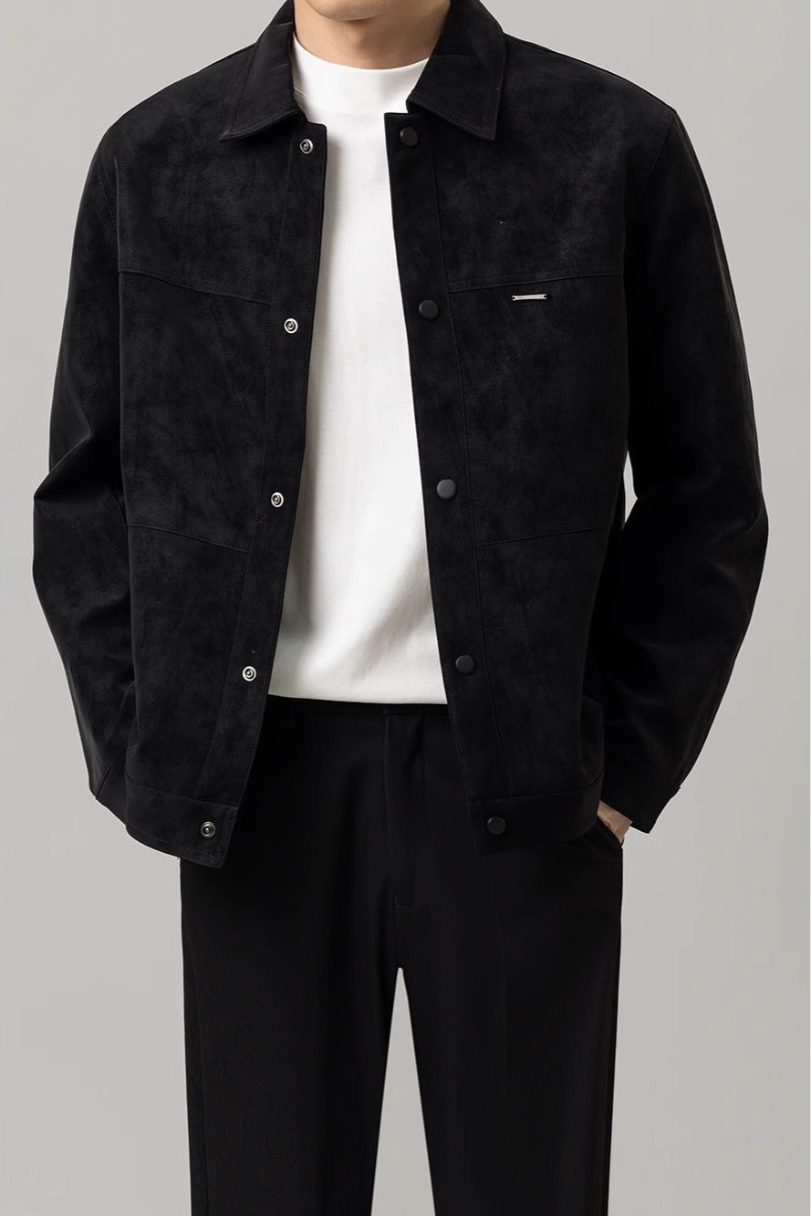 Herrjacka För våren Lätt Kort Modell Med Vanliga ÄRmar