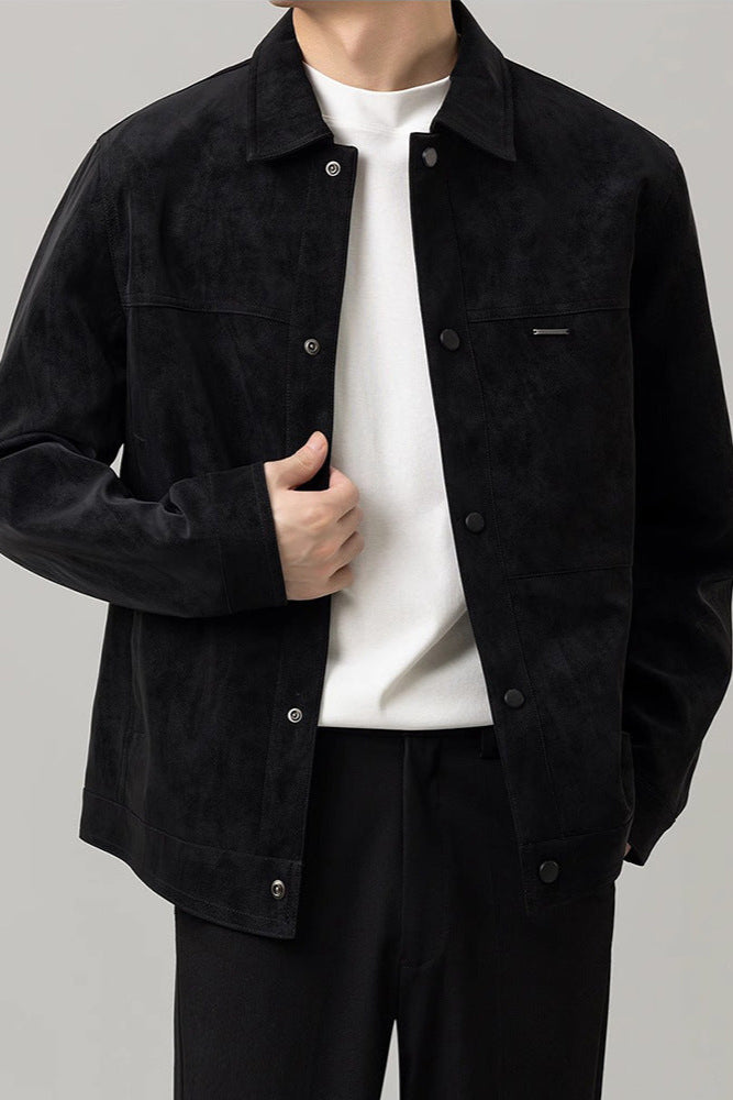 Herrjacka För våren Lätt Kort Modell Med Vanliga ÄRmar