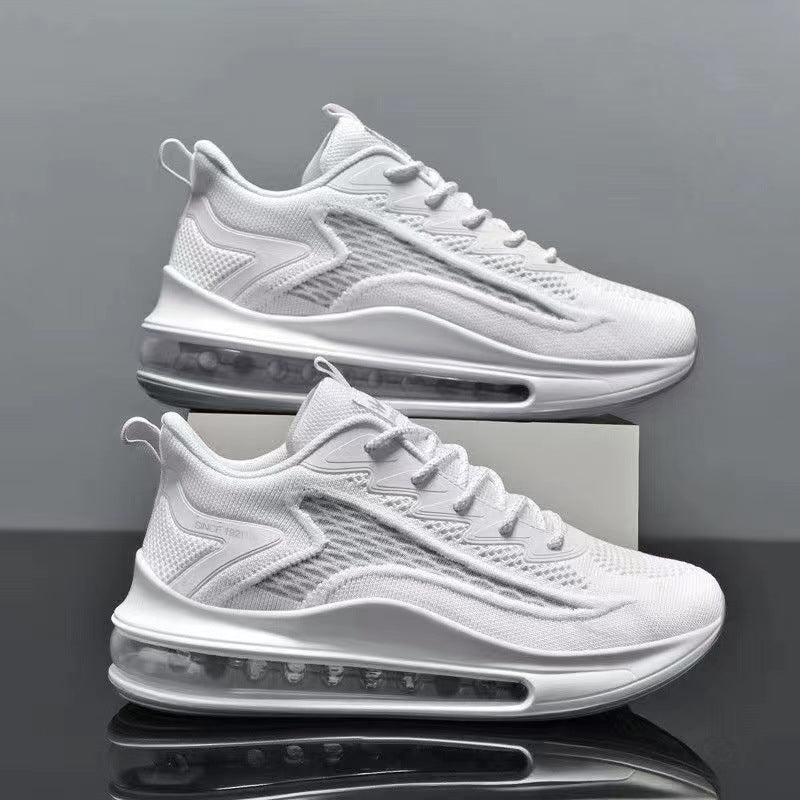 Herrsneakers Med Andningsfunktion Och Snörning