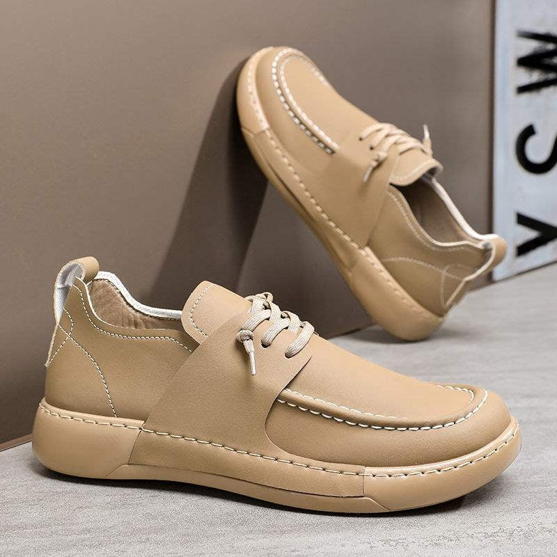Herrloafers I Pu-Läder Med Lätt Sula