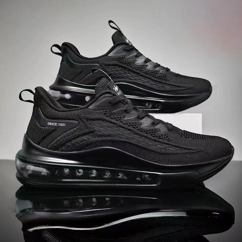 Herrsneakers Med Andningsfunktion Och Snörning