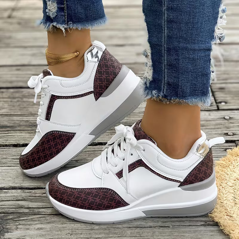 Kvinnors Chunk Heel-Skor Med Tjock Sula Som Ger Stöd